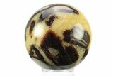 Polished Septarian Sphere - Madagascar #238994-1